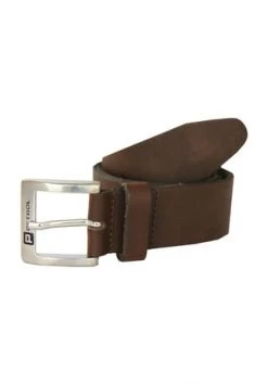 Petrol Industires® Ledergürtel, Metallschließe, Für Herren SCHWARZ