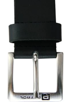 Petrol Industires® Ledergürtel, Metallschließe, Für Herren SCHWARZ -Kleidung Verkaufsladen unnamed file 1027