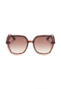 SIX Schmetterling-Sonnenbrille In Schildplatt-Optik Blau -Kleidung Verkaufsladen unnamed file 104