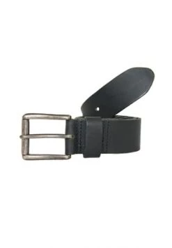 Petrol Industires® Ledergürtel Mit Rechteckiger Schließe Schwarz