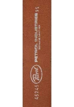 Petrol Industires® Ledergürtel Mit Rechteckiger Schließe Cognac -Kleidung Verkaufsladen unnamed file 1051