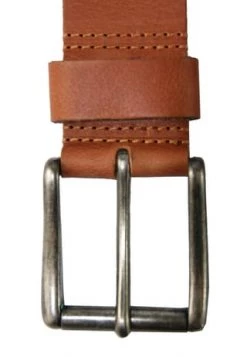 Petrol Industires® Ledergürtel Mit Rechteckiger Schließe Cognac -Kleidung Verkaufsladen unnamed file 1052