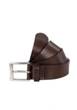 JOOP! Jeans Herren Gürtel - Jeans Casual Belt 4 Cm, Nappaleder, Dornschließe Dunkelbraun