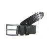 Petrol Industires® Gürtel Mit Markanter Reptilien-Prägung Schwarz