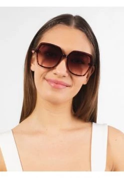 SIX Schmetterling-Sonnenbrille In Schildplatt-Optik Blau -Kleidung Verkaufsladen unnamed file 108