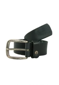 Petrol Industires® Ledergürtel Im Klassischen Design Schwarz