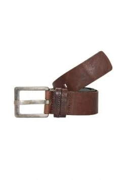 Petrol Industires® Gürtel Mit Quadratischer Dornschließe Braun