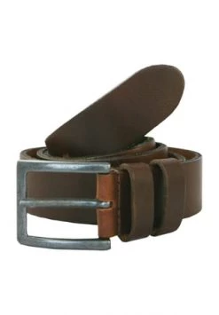 Petrol Industires® Ledergürtel, Dornschließe, Für Herren 02 BRAUN