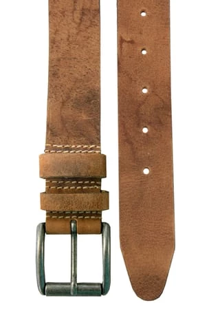 Petrol Industires® Ledergürtel Im Klassischen Design Natur 2 Petrol Industires® Ledergürtel Im Klassischen Design Natur – Bild 2