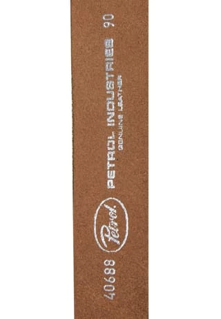 Petrol Industires® Ledergürtel Im Klassischen Design Natur 3 Petrol Industires® Ledergürtel Im Klassischen Design Natur – Bild 3