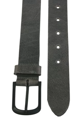 Petrol Industires® Ledergürtel, Dornschließe, Für Herren CASTOR GRAU 2 Petrol Industires® Ledergürtel, Dornschließe, Für Herren CASTOR GRAU – Bild 2