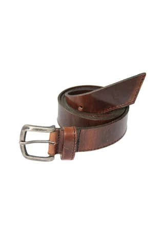 Petrol Industires® Gürtel Mit Seitlicher Steppnaht Braun 1 Petrol Industires® Gürtel Mit Seitlicher Steppnaht Braun