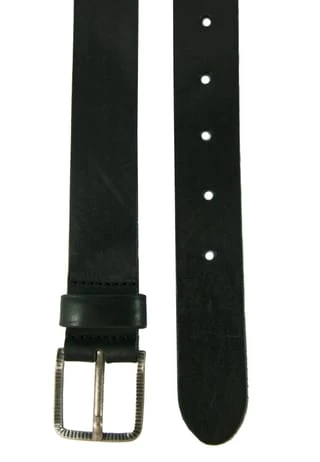 Petrol Industires® Gürtel Mit Gemusterter Dornschließe Schwarz 2 Petrol Industires® Gürtel Mit Gemusterter Dornschließe Schwarz – Bild 2