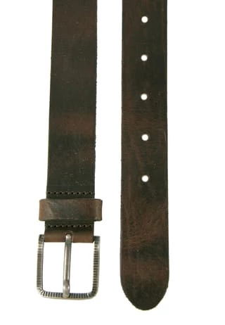 Petrol Industires® Gürtel Mit Gemusterter Dornschließe Braun 2 Petrol Industires® Gürtel Mit Gemusterter Dornschließe Braun – Bild 2