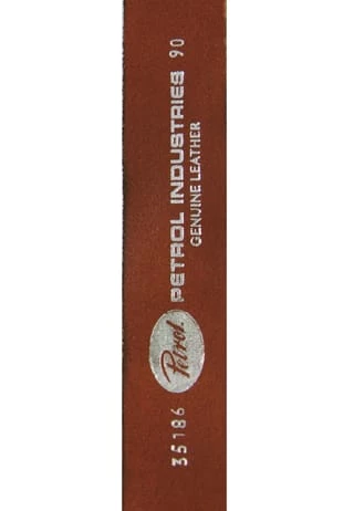 Petrol Industires® Ledergürtel Mit Toller Reptilienprägung Cognac 3 Petrol Industires® Ledergürtel Mit Toller Reptilienprägung Cognac – Bild 3