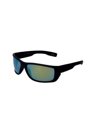 SIX Sonnenbrille Sportliches Design Mit Schwarzen Rahmen Grau 1 SIX Sonnenbrille Sportliches Design Mit Schwarzen Rahmen Grau