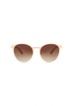 WAVE HAWAII Sonnenbrille Curacao Braun-rosegold + Etui