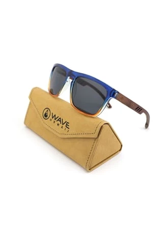 WAVE HAWAII Sonnenbrille Bonaire Braun-blau-orange + Etui 2 WAVE HAWAII Sonnenbrille Bonaire Braun-blau-orange + Etui – Bild 2