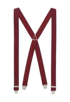 Bugatti Hosenträger, Clip, Für Herren 14 BORDEAUX