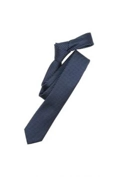 Venti Herren Krawatte Gestreift Mittleres Dunkelblau