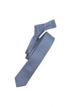 Venti Herren Krawatte Gestreift Helles Mittelblau