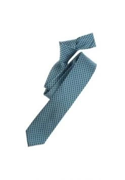 Venti Herren Krawatte Gemustert Dunkles Türkis