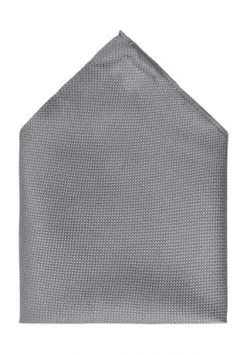 Bugatti Einstecktuch, Seide, Punkte, Für Herren Grau