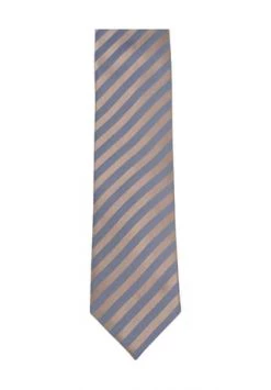 Bugatti Seidenkrawatte, Streifen, Für Herren Beige