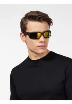 SIX Sonnenbrille Im Sportlichen Design Goldfarben 19 SIX Sonnenbrille Im Sportlichen Design Goldfarben -Kleidung Verkaufsladen unnamed file 46