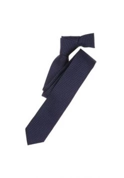 Venti Herren Krawatte Print Dunkelrot