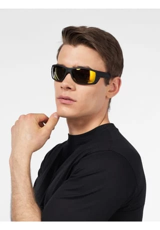 SIX Sonnenbrille Im Sportlichen Design Goldfarben 9 SIX Sonnenbrille Im Sportlichen Design Goldfarben – Bild 9