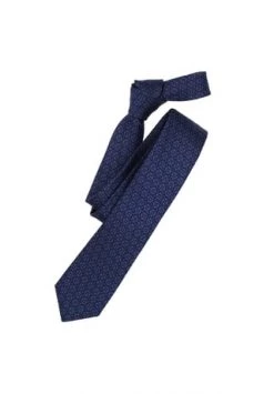 Venti Herren Krawatte Gemustert Sattes Dunkelblau