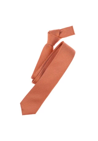 Venti Herren Krawatte Gemustert Orange 1 Venti Herren Krawatte Gemustert Orange