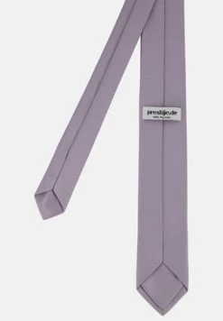 Prestije.de Krawatte Krawatte Mit Einstecktuch Lila -Kleidung Verkaufsladen unnamed file 528