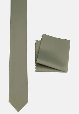 Prestije.de Krawatte Krawatte Mit Einstecktuch Grün 4 Prestije.de Krawatte Krawatte Mit Einstecktuch Grün – Bild 4