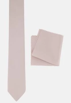 Prestije.de Krawatte Krawatte Mit Einstecktuch Rosa -Kleidung Verkaufsladen unnamed file 549