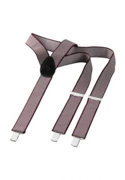 Charles Colby Hosenträger LORD AARON Dunkelrot