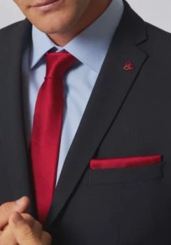 ROY ROBSON Krawatte, Seide, Für Herren A601 DARK RED -Kleidung Verkaufsladen unnamed file 633