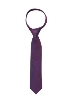 ETERNA Hochwertige Seidenkrawatte Navy/ Rot