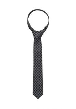 ETERNA Hochwertige Seidenkrawatte Schwarz