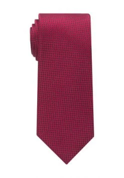 ETERNA Krawatte, Strukturiert, Breit 7,5 Cm, Für Herren Rot