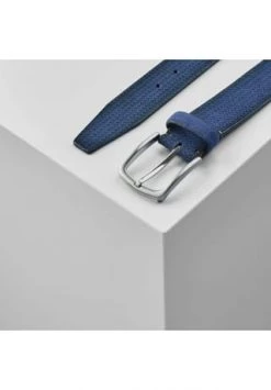 LERROS Gürtel, Leder, Dornschließe, Loch-Prägung, Für Herren 480 MIDNIGHT BLUE -Kleidung Verkaufsladen unnamed file 784