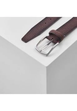 LERROS Gürtel, Leder, Dornschließe, Loch-Prägung, Für Herren 780 DARK BROWN -Kleidung Verkaufsladen unnamed file 799