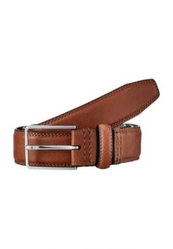 LERROS Gürtel, Dornschließe, Für Herren 740 COGNAC