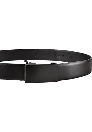 LERROS Gürtel, Leder, Mattierte Koppelschließe, Für Herren 290 BLACK 2 LERROS Gürtel, Leder, Mattierte Koppelschließe, Für Herren 290 BLACK – Bild 2