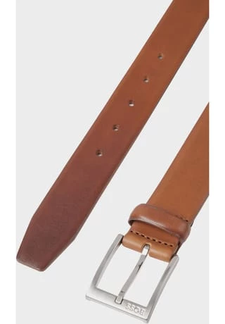 BOSS Gürtel, Leder, Für Herren 214 MEDIUM BROWN 2 BOSS Gürtel, Leder, Für Herren 214 MEDIUM BROWN – Bild 2